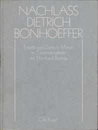 Nachlass Dietrich Bonhoeffer : ein Verzeichnis, Archiv, Sammlung, Bibliothek