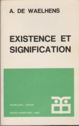 Existence et signification