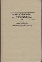 Musical aesthetics : a historical reader