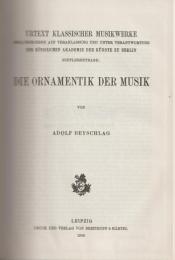 Die Ornamentik der Musik