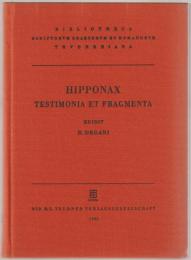 Hipponactis Testimonia et fragmenta
