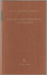 Vocabulario medieval castellano : obra póstuma