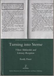 Turning into Sterne : Viktor Shklovskii and literary reception