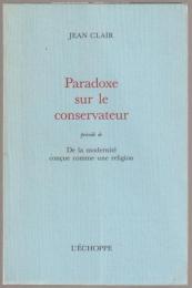 Paradoxe sur le conservateur.