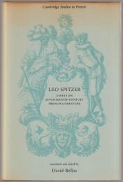 Leo Spitzer, essays on seventeenth-century French literature