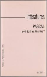 Pascal : a-t-il écrit les Pensées?
