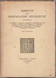 Aspects de la propagande religieuse