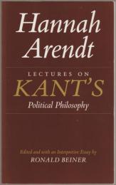 Lectures on Kant's political philosophy