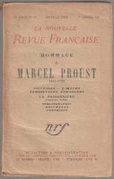 Hommage à Marcel Proust, 1871-1922 : souvenirs, l'œuvre, témoignages étrangers, la prisonnière (fragments inédits), bibliographie, documents, portraits