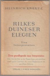Rilkes Duineser Elegien : eine Interpretation