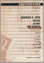 Essais avant une sonate.  (Contrechamps no.7)