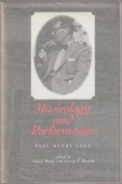 Musicology and performance