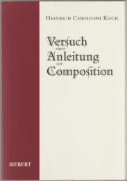 Versuch einer Anleitung zur Composition