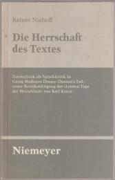 Die Herrschaft des Textes : Zitattechnik als Sprachkritik in Georg Büchners Drama "Danton's Tod" unter Berücksichtigung der "Letzten Tage der Menschheit" von Karl Kraus