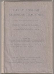 Early English classical tragedies