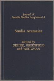 Studia Aramaica : new sources and new approaches : papsers delivered at the London Conference of the Institute of Jewish Studies University College London, 26th-28th June 1991