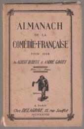 Almanach de la Comedie-Francaise pour 1928.