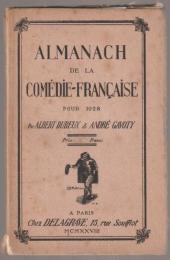 Almanach de la Comedie-Francaise pour 1928.