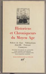 Historiens et chroniqueurs du Moyen âge