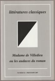 Madame de Villedieu ou les audaces du roman