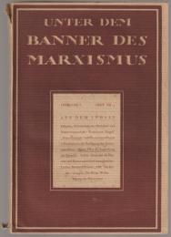 Unter dem Banner des Marxismus.