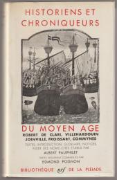 Historiens et chroniqueurs du Moyen âge