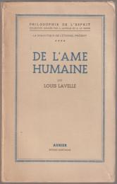 De l'ame humaine