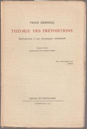 Théorie des prépositions : introduction à une sémantique rationnelle