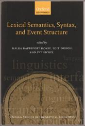 Lexical semantics, syntax, and event structure