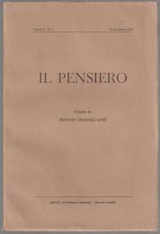 Il Pensiero, rivista quadrimestrale di filosofia.