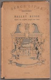 Histoire du ballet russe : depuis les origines jusqu'à nos jours