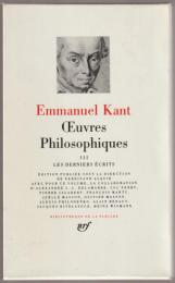 Oeuvres philosophiques.