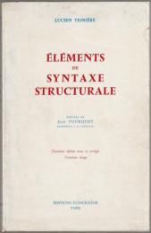 Éléments de syntaxe structurale.