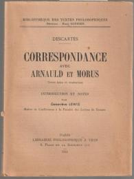 Correspondance avec Arnaud et Morus.