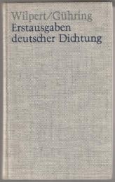 Erstausgaben deutscher Dichtung : eine Bibliographie zur deutscher Literatur, 1600-1960.