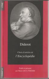 Choix d'articles de l'Encyclopédie.