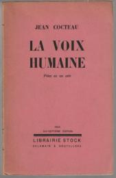 La voix humaine : pièce en un acte.