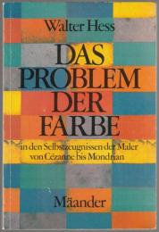 Das Problem der Farbe in den Selbstzeugnissen der Maler von Cézanne bis Mondrian.