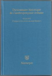 Dictionnaire historique de l'anthroponymie romane, Patronymica Romanica (PatRom).