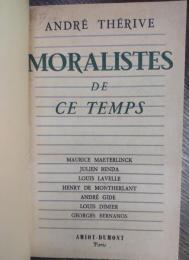 Moralistes de ce temps