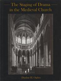 The staging of drama in the medieval church.