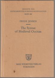 The syntax of medieval Occitan.