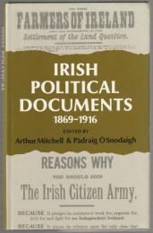 Irish political documents, 1869-1916.