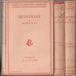 The institutio oratoria of Quintilian.