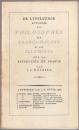 De l'Influence attribuée aux philosophes, aux francs-maçons et aux illuminés sur la Révolution de France