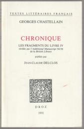 Chronique : les fragments du livre IV.