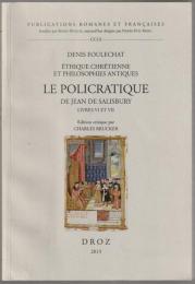 Éthique chrétienne et philosophies antiques.