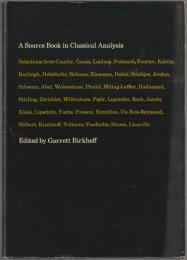A source book in classical analysis.
