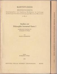 Studien zur Philosophie Immanuel Kants