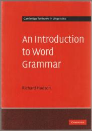 An introduction to word grammar.